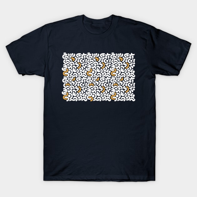 wavey pattern T-Shirt by hardy 